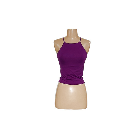 ZARA Purple Polyester Tank - Women's Size S - Picture 1 of 4